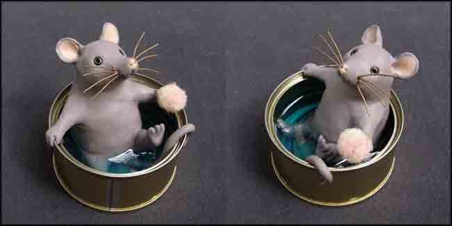 sculpture "Rat-thon-laveur"
